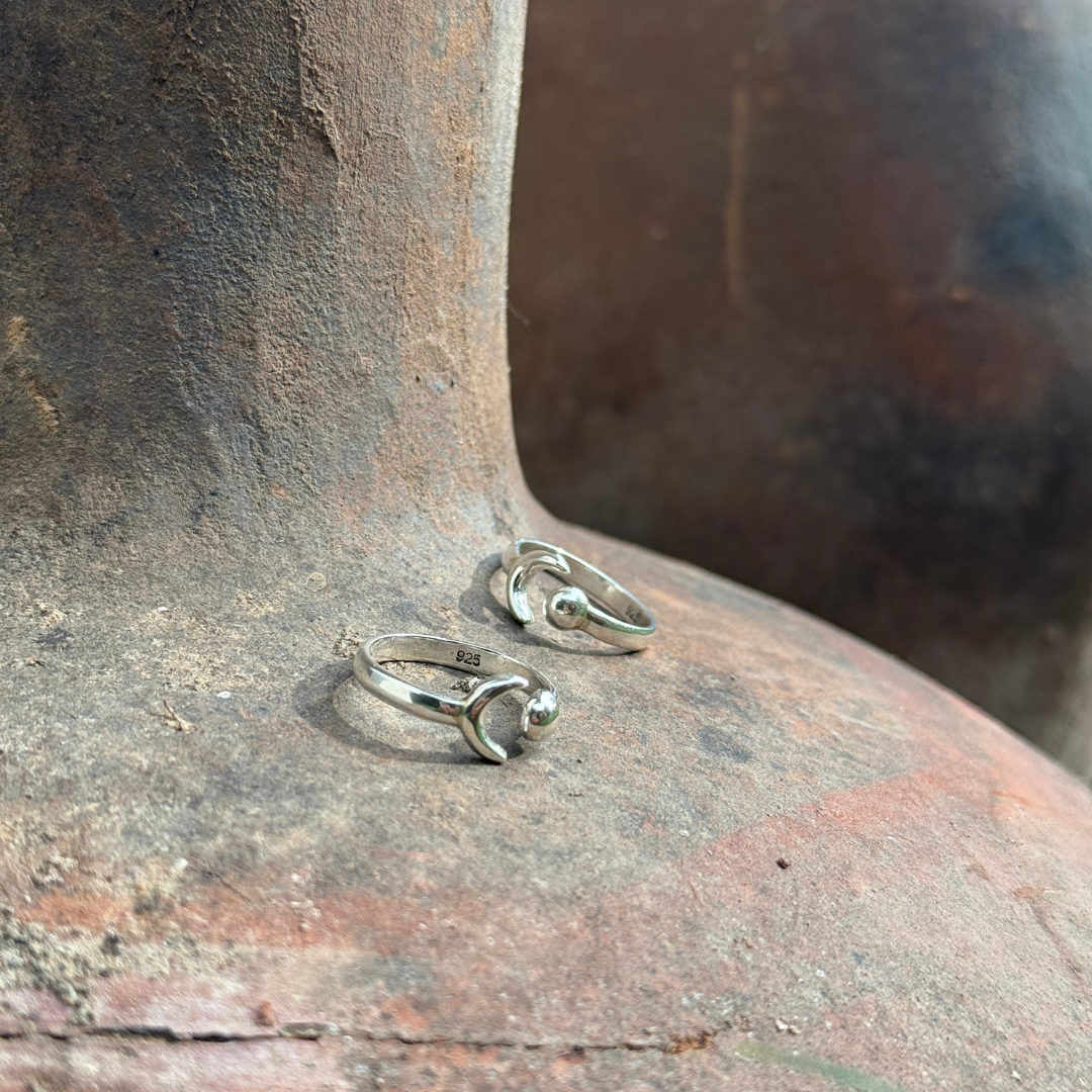 Handmade Balinese Silver Ring — Gerhana