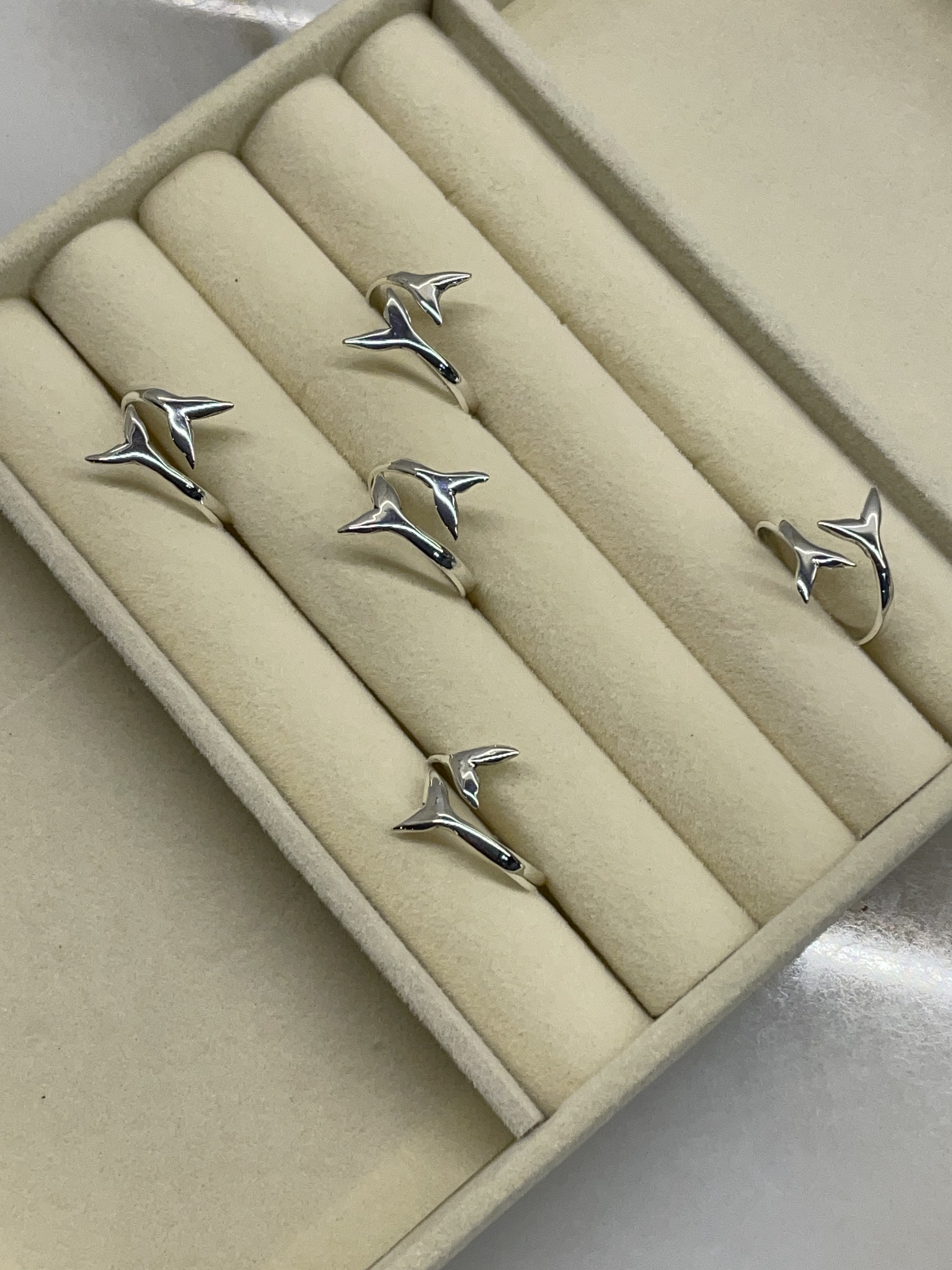 Handmade Balinese Silver Ring — Segara detail