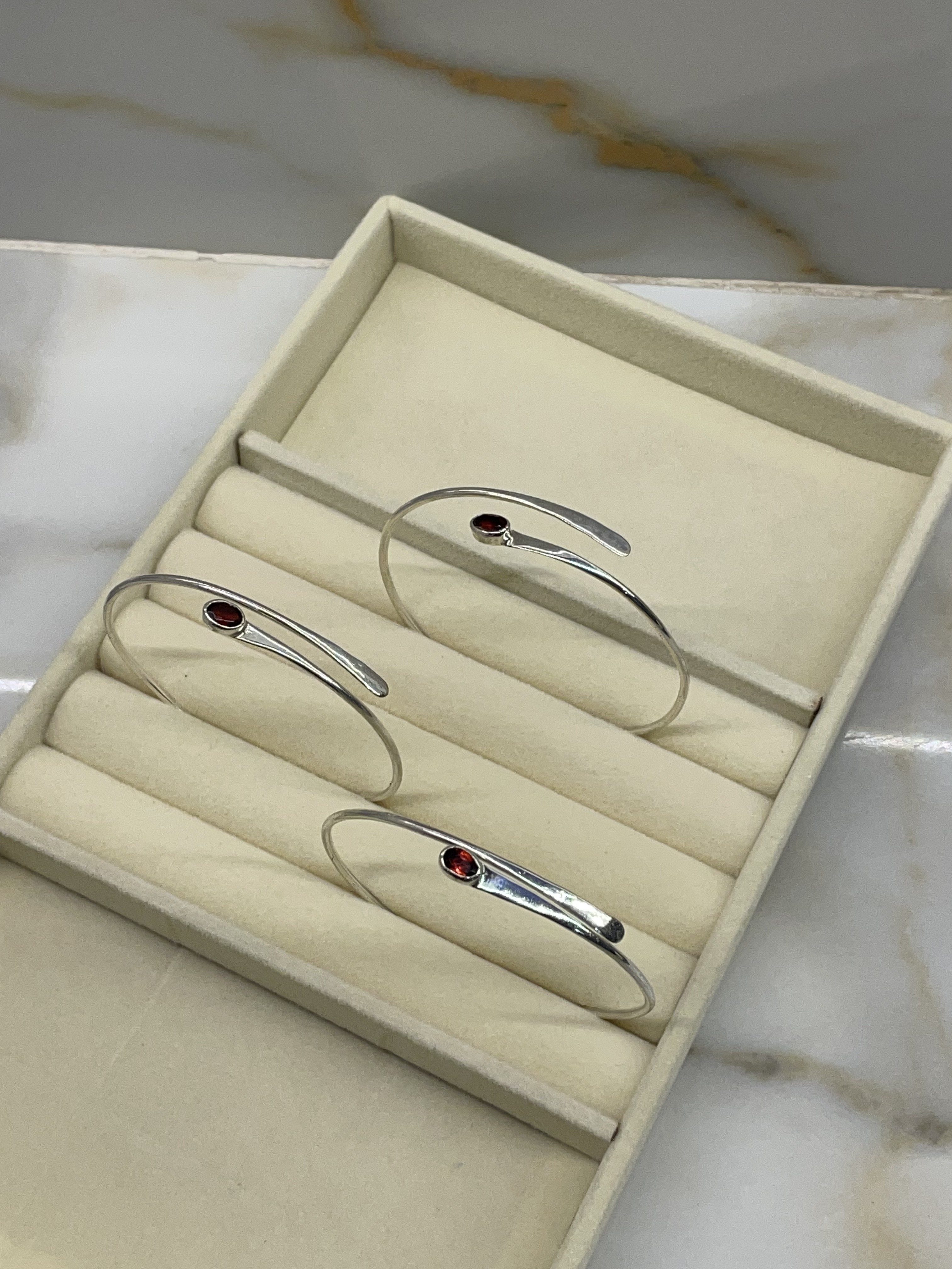 Handmade Balinese Silver Bracelet — The Loop detail